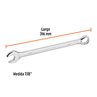 Llave combinada, extralarga, 7/8' x 316 mm - LL-2028 / 15600