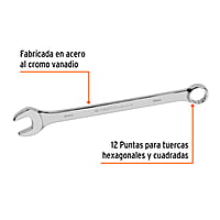 Llave combinada, extralarga, milimétrica, 30 x 390 mm - LL-2030M / 13816 Llave combinada, extralarga, milimétrica, 30 x 390 mm - LL-2030M / 13816