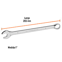 Llave combinada, extralarga, 1' x 355 mm - LL-2032 / 15602