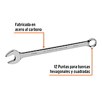 Llave combinada, extralarga, milimétrica, 33 x 470 mm - LL-2033M / 13818 Llave combinada, extralarga, milimétrica, 33 x 470 mm - LL-2033M / 13818