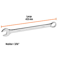 Llave combinada, extralarga, 1-3/16' x 403 mm - LL-2038 / 15676