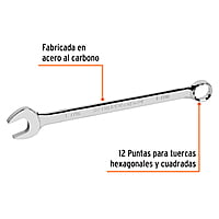 Llave combinada, extralarga, 1-7/16' x 508 mm - LL-2046 / 15608