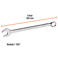 Llave combinada, extralarga, 1-7/16' x 508 mm - LL-2046 / 15608