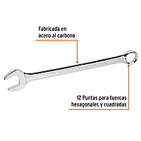 Llave combinada, extralarga, 1-7/8' x 648 mm - LL-2060 / 15635 Llave combinada, extralarga, 1-7/8' x 648 mm - LL-2060 / 15635