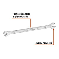 Llave española, 3/16 x 1/4' x 127 mm - LL-3016 / 15678 Llave española, 3/16 x 1/4' x 127 mm - LL-3016 / 15678