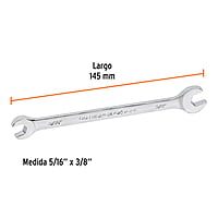 Llave española, 5/16 x 3/8' x 135 mm - LL-3020 / 15682