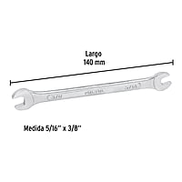 Llave española, 5/16 x 3/8' x 140 mm, Pretul - LL-3020P / 21951 Llave española, 5/16 x 3/8' x 140 mm, Pretul - LL-3020P / 21951