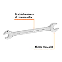 Llave española, 5/8 x 3/4' x 210 mm - LL-3031 / 15692