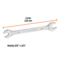 Llave española, 5/8 x 3/4' x 210 mm - LL-3031 / 15692