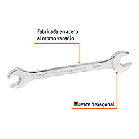 Llave española, 19/32 x 11/16' x 184 mm - LL-3033 / 15693 Llave española, 19/32 x 11/16' x 184 mm - LL-3033 / 15693