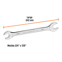 Llave española, 3/4 x 7/8' x 255 mm - LL-3039 / 15699 Llave española, 3/4 x 7/8' x 255 mm - LL-3039 / 15699