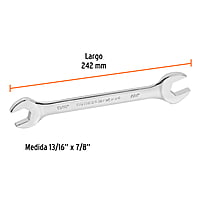Llave española, 13/16 x 7/8' x 255 mm - LL-3040 / 15700 Llave española, 13/16 x 7/8' x 255 mm - LL-3040 / 15700