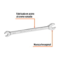 Llave española, milimétrica, 8 x 9 x 135 mm - LL-30809 / 15706 Llave española, milimétrica, 8 x 9 x 135 mm - LL-30809 / 15706