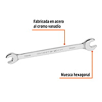 Llave española, milimétrica, 10 x 12 x 146 mm - LL-31012 / 15709 Llave española, milimétrica, 10 x 12 x 146 mm - LL-31012 / 15709