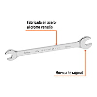 Llave española, milimétrica, 12 x 13 x 165 mm - LL-31213 / 15710 Llave española, milimétrica, 12 x 13 x 165 mm - LL-31213 / 15710