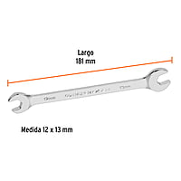 Llave española, milimétrica, 12 x 13 x 165 mm - LL-31213 / 15710 Llave española, milimétrica, 12 x 13 x 165 mm - LL-31213 / 15710