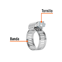 Bolsa con 2 abrazaderas 10 de acero inoxidable - M-10B / 10013 Bolsa con 2 abrazaderas 10 de acero inoxidable - M-10B / 10013