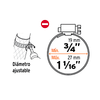 Bolsa con 2 abrazaderas 10 de acero inoxidable - M-10B / 10013 Bolsa con 2 abrazaderas 10 de acero inoxidable - M-10B / 10013