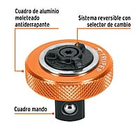 Matraca cuadro 1/2' tipo perilla - M-1249-P / 13653 Matraca cuadro 1/2' tipo perilla - M-1249-P / 13653