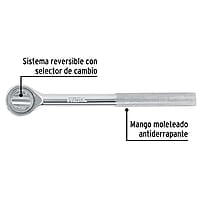 Matraca cuadro 3/8' cabeza redonda, Pretul - M-3852P / 21160 Matraca cuadro 3/8' cabeza redonda, Pretul - M-3852P / 21160
