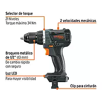 Taladro 1/2', 20V, sin accesorios, MAX, 101404 - MAX-20TS