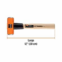 marro-octagonal-2-5-lb-mango-de-madera-12-truper-md-2-5m-17045 marro-octagonal-2-5-lb-mango-de-madera-12-truper-md-2-5m-17045