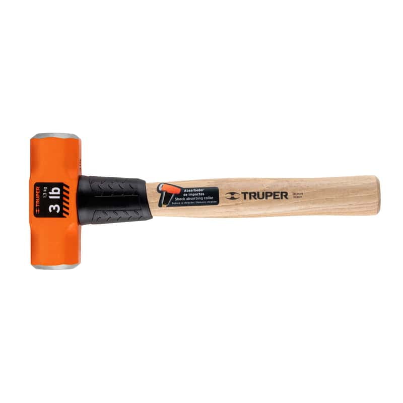 marro-octagonal-3-lb-mango-de-madera-12-truper-md-3m-16507 marro-octagonal-3-lb-mango-de-madera-12-truper-md-3m-16507