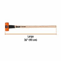 Marro octagonal 8 lbs. mango madera 36' - MD-8M / 16511 Marro octagonal 8 lbs. mango madera 36' - MD-8M / 16511