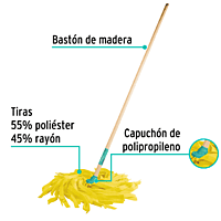 Trapeador sintético, 185 g - MECH-185S / 57075 Trapeador sintético, 185 g - MECH-185S / 57075