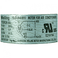 Motor Condensador Para Minisplit Mirage 1Ton, Ydk26-6A (Yslb-26-6-0015),115V,60Hz,26W,6 Polos, 0.65A - 11002012002434 Motor Condensador Para Minisplit Mirage 1Ton, Ydk26-6A (Yslb-26-6-0015),115V,60Hz,26W,6 Polos, 0.65A - 11002012002434