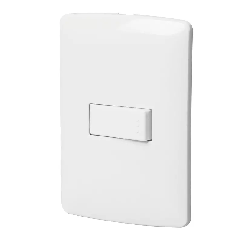 Placa armada 1 interruptor sencillo, blanco, línea Italiana - PA-APSE-IB / 46459 Placa armada 1 interruptor sencillo, blanco, línea Italiana - PA-APSE-IB / 46459