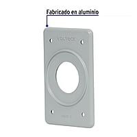 Placa para intemperie tipo FS, sencilla, de sobreponer - PAFSE-S / 46431 Placa para intemperie tipo FS, sencilla, de sobreponer - PAFSE-S / 46431
