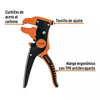 Pinza 7" pela cables automática, 24 a 10 AWG, TRUPER - PE-CA / 103158 Pinza 7" pela cables automática, 24 a 10 AWG, TRUPER - PE-CA / 103158