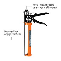 Pistola calafateadora tipo esqueleto, reforzada - PICA-X / 17558