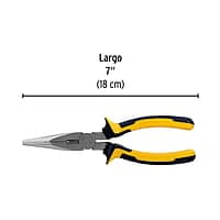 Pinza de punta y corte 7', mango comfort grip, Pretul - PPC-7PX / 22677 Pinza de punta y corte 7', mango comfort grip, Pretul - PPC-7PX / 22677