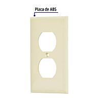 Placa de ABS dúplex, Standard, marfil - PPDO-S / 46406 Placa de ABS dúplex, Standard, marfil - PPDO-S / 46406