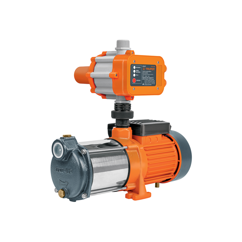 Bomba presurizadora multietapas 1 1/3 HP con control, Truper - 102387 - PREM-1 1/3 - Caja con 1 Pieza – Master 0 Bomba presurizadora multietapas 1 1/3 HP con control, Truper - 102387 - PREM-1 1/3 - Caja con 1 Pieza – Master 0
