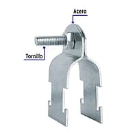 Abrazadera para unicanal, 3/4', Volteck 47489 Abrazadera para unicanal, 3/4', Volteck 47489