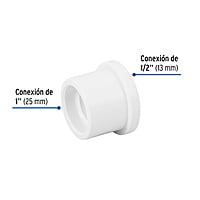 Reducción bushing de PVC, 1 x 1/2' - PVC-232 / 45427 Reducción bushing de PVC, 1 x 1/2' - PVC-232 / 45427