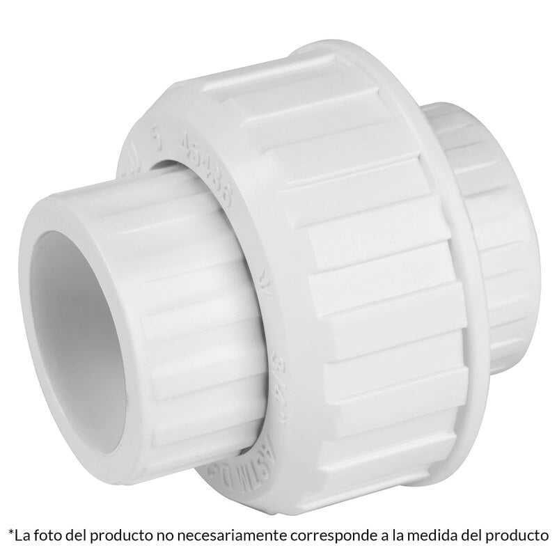 Tuerca unión lisa de PVC, 1' - PVC-973 / 45437 Tuerca unión lisa de PVC, 1' - PVC-973 / 45437