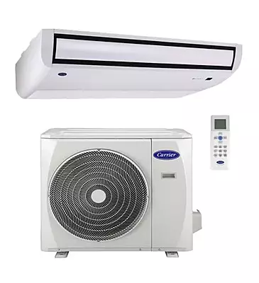 SET Minisplit Inverter Piso Techo Heat Pump, 05TON, Frio-Calor, Voltaje 220/1/60, 15.5 SEER, R410A, Carrier - K53INQ603C-PT