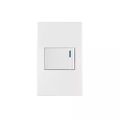Placa armada 1 interruptor de 3vías, 1.5mód, Española,blanco - PA-APSE15-EEB / 45600