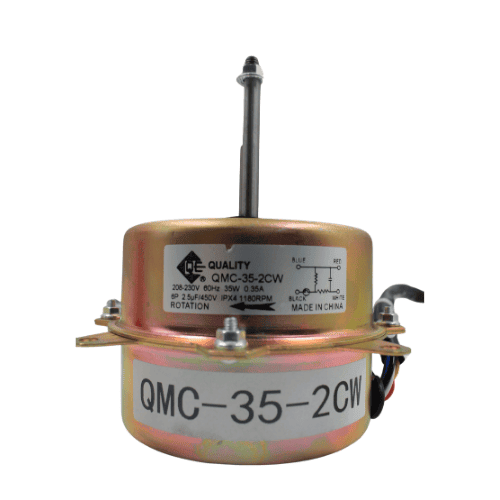 Motor Condensador 220/60 CW 34" .35AMP. Flecha 5/16 - QMC35