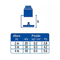 Regadera acero inoxidable, 8', con brazo, cromado, Riviera - R-308 / 45771