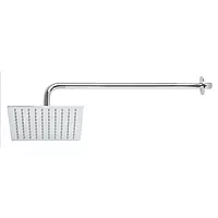 Regadera acero inoxidable, 8', con brazo, cromado, Riviera - R-308 / 45771