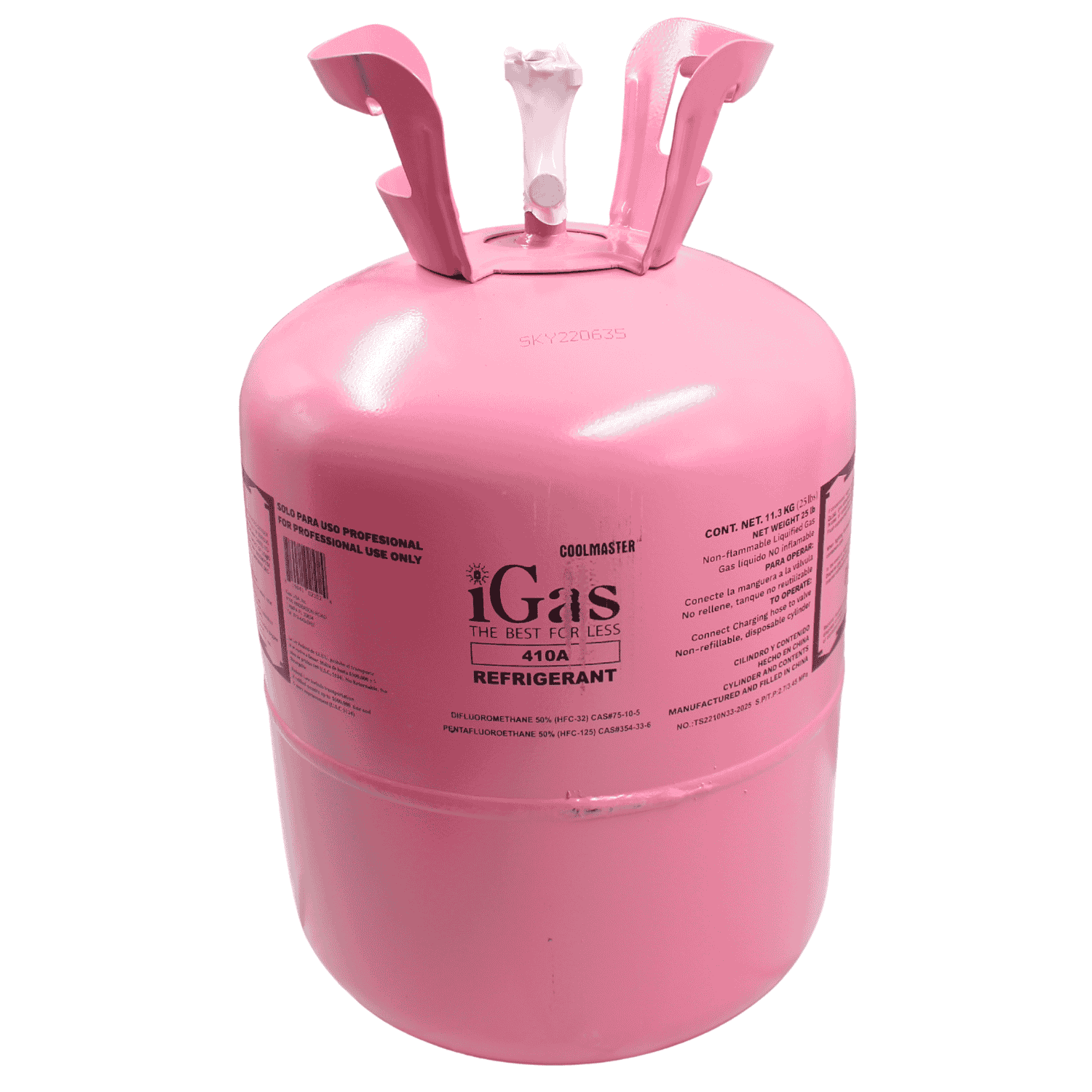 Gas Refrigerante R-410A Boya 11.3K - I Gas - R410A-IGAS-11.3 Gas Refrigerante R-410A Boya 11.3K - I Gas - R410A-IGAS-11.3