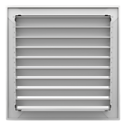 Rejilla de Retorno Estándard, Aletas Curvas a 45°, Acero Blanco, 16'' X 12'' - R45AB16.0012.00 Rejilla de Retorno Estándard, Aletas Curvas a 45°, Acero Blanco, 16'' X 12'' - R45AB16.0012.00