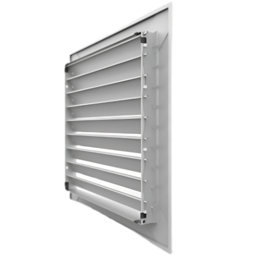 Rejilla de Retorno Estándard, Aletas Curvas a 45°, Acero Blanco, 16'' X 12'' - R45AB16.0012.00 Rejilla de Retorno Estándard, Aletas Curvas a 45°, Acero Blanco, 16'' X 12'' - R45AB16.0012.00