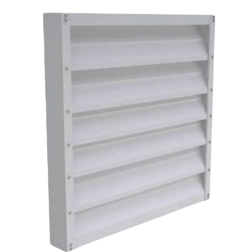 Rejilla Louvers Tipo "L" en Aluminio Extruido (24" x 24", Blanco)