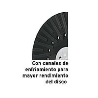 Respaldo para discos de lija 7', eje M14 - RES-DILI-7M / 17276 Respaldo para discos de lija 7', eje M14 - RES-DILI-7M / 17276